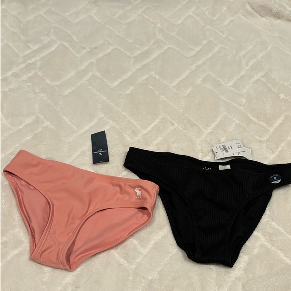 Teen's Bikini Bottom Set -the black is a S Hollister & rose is 11/12 A & F Kids - Picture 2 of 14